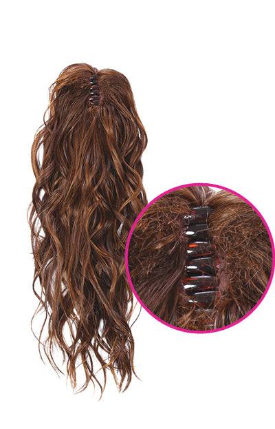 18" Simply Curly Claw Clip Pony by Hairdo. | Ponytail | Heat Friendly Synthetic