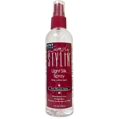 Simply Stylin' Light Silk Spray by Simply Stylin' | Pure Silicone Spray | 4 oz