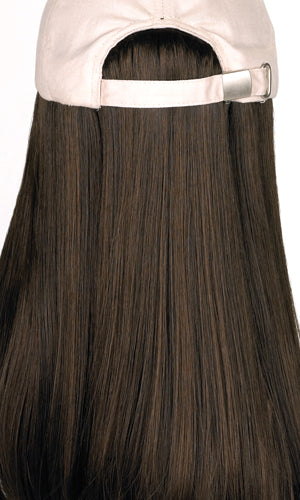 Long Hat Beige by Henry Margu | Hair Accents | Hats with Hair