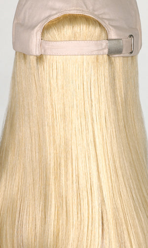 Long Hat Beige by Henry Margu | Hair Accents | Hats with Hair