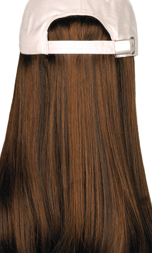 Long Hat Beige by Henry Margu | Hair Accents | Hats with Hair