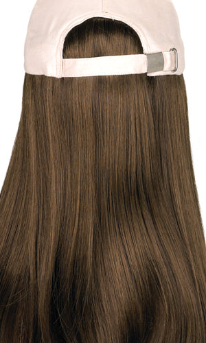 Long Hat Beige by Henry Margu | Hair Accents | Hats with Hair