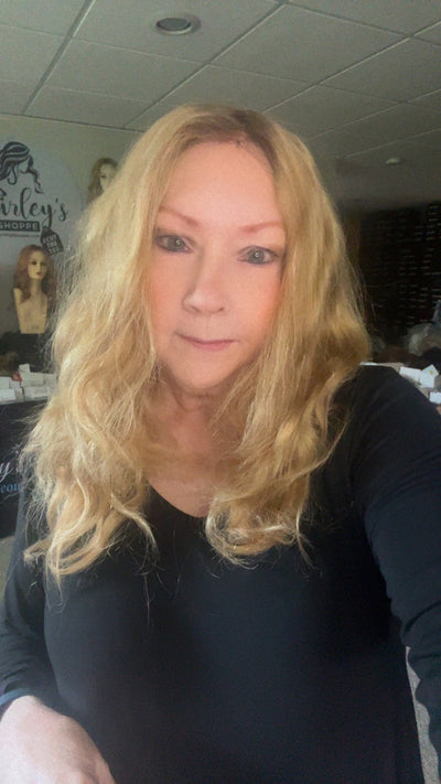 iWig by Erica Luxembourg ELB-21146 | 14" Layered Wavy Remy European Human Hair | Luxury WIG | Solace Cap