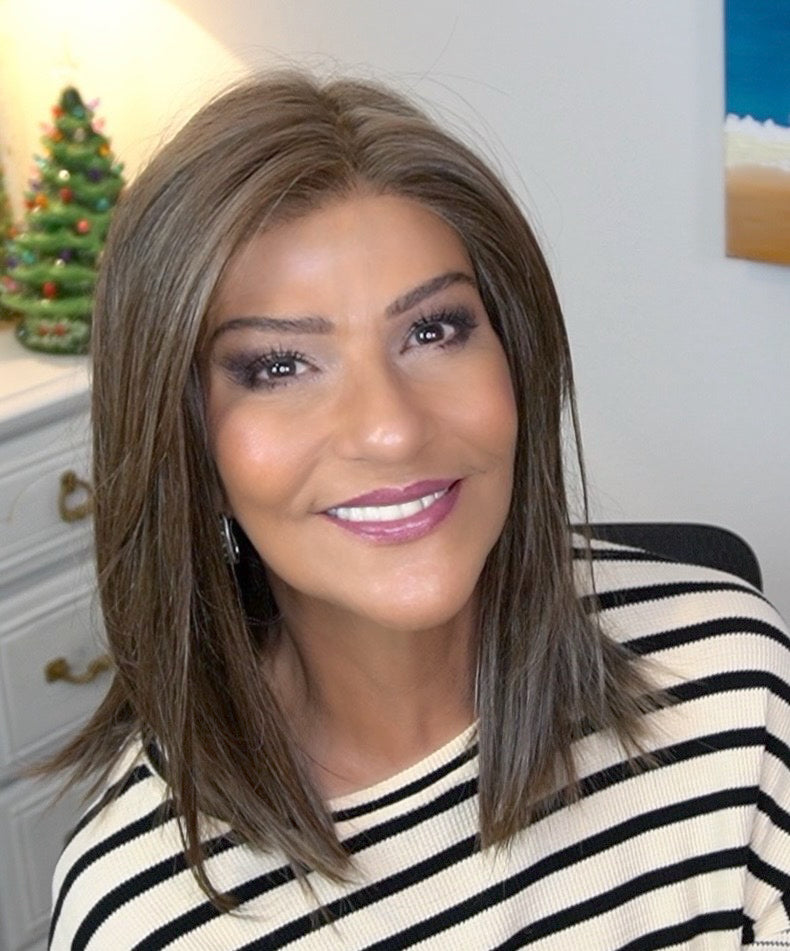 Belle tress “Calabasas” wig in color Alpine cream New Calabasas Wig by Belle Tress | Heat Friendly Synthetic  main image 2