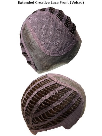 Extended Creative Lace Front Velcro Cap by Belle Tress City Collection