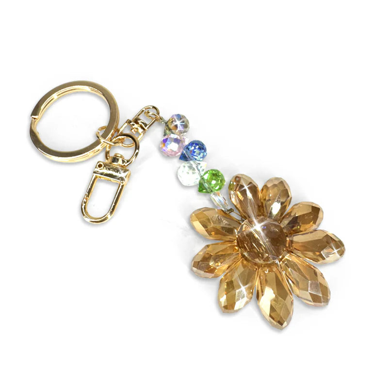 FLOWER POWER COLLECTION KEYCHAIN / CHARM | AMBER by Jacqueline Kent