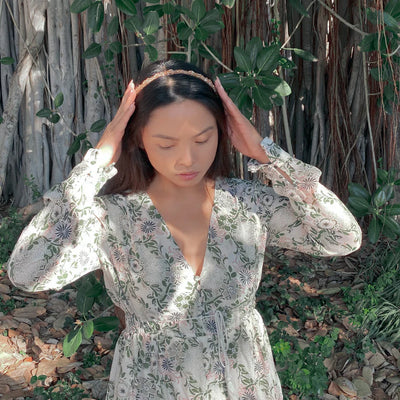 Gold Rush Beaded Headband | Headbands of Hope