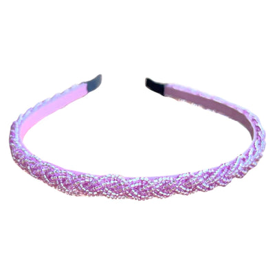 Pink Rush Beaded Headband | Headbands of Hope