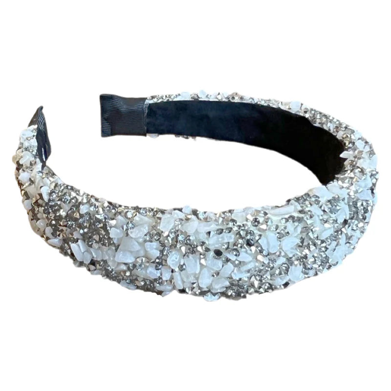 All That Glitters Headband in Glitter Silver by Headbands of Hope