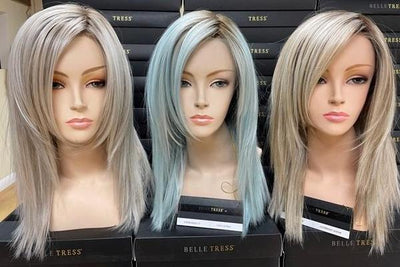Kushikamana 18 Wig by Belle Tress | Cafe Collection | Heat Friendly Synthetic Fiber | Cookies N Cream Blonde | In Stock Now