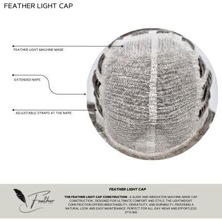 Feather Light Cap by Noriko