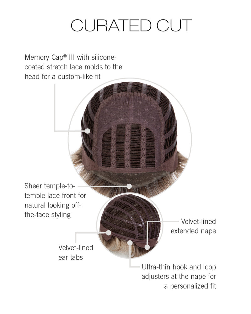 Curated Cut Cap by Raquel Welch