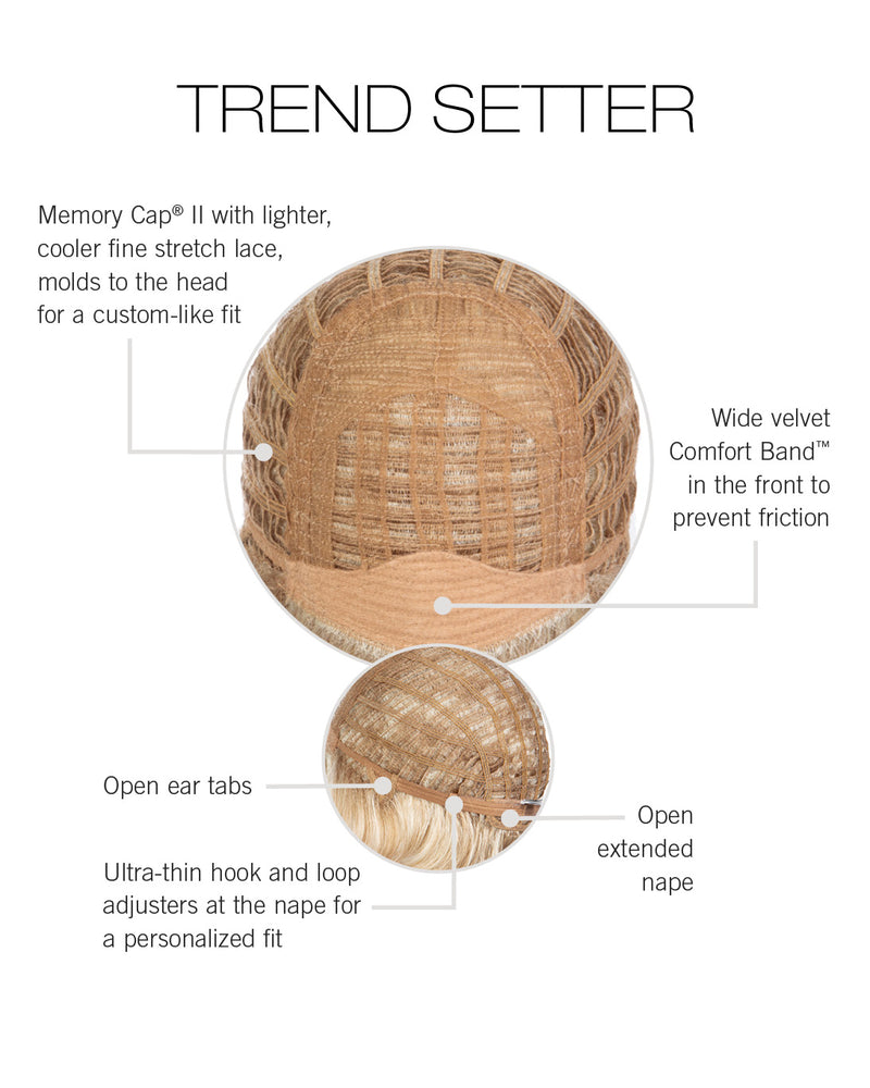 Trend Setter Cap Construction by Raquel Welch