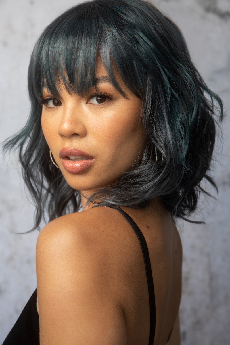 Breezy Wavez by Rene of Paris in Cosmic Teal