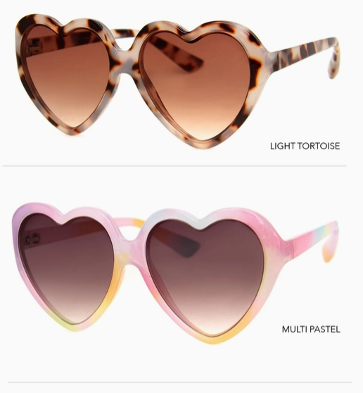 Sunglasses | Shirley | Heart Shaped | UV400 Lens Protection