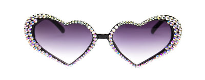 Sunglasses | Queen of Hearts Crystal Glam | UV400 Lens Protection
