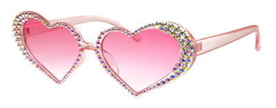 Sunglasses | Queen of Hearts Crystal Glam | UV400 Lens Protection