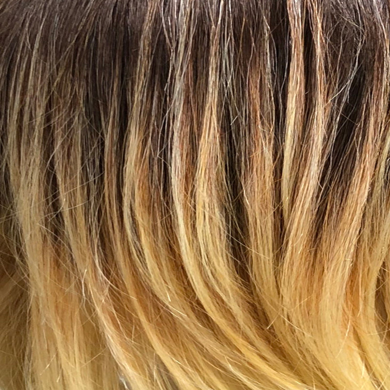 Sweet Mango Balayage Color by Belle Tress | Café Collection Discontinued Color | Styles Available