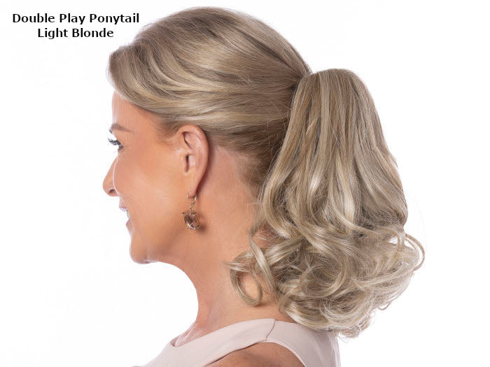Double Play Ponytail Toni Brattin 3 Piece Hairpiece Kit in Light Blonde