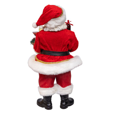 Kurt Adler 10.5" Fabriché™ Wine Santa