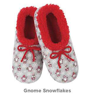 Tis the Season | Gnome Snowflakes | Kids Snoozies!® Slippers | Christmas Prints 2023