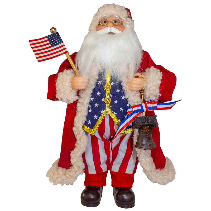 Kurt Adler 12" KSA Kringles 1776 American Santa