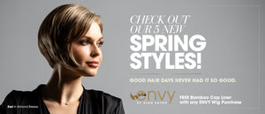 5 New Spring Styles! Envy by Alan Eaton at Shirley's Wig Shoppe