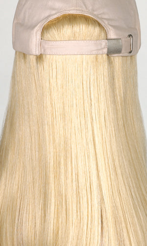 Long Hat Beige by Henry Margu | Hair Accents | Hat with Hair