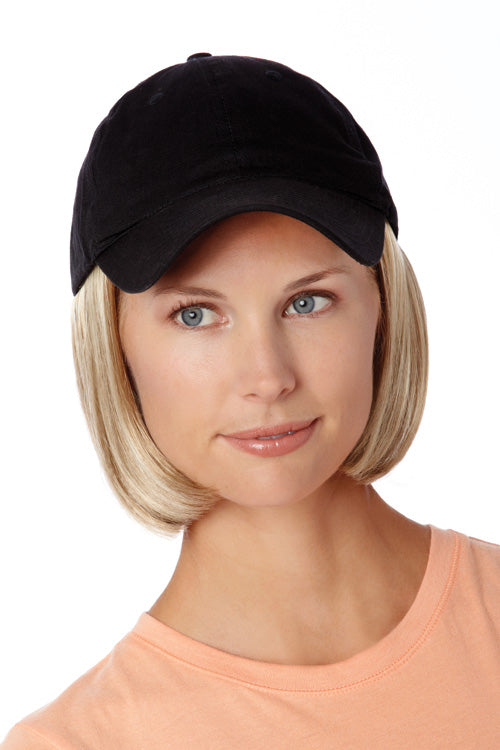 Shorty Hat Black by Henry Margu | Hair Accents | Hat with Hair