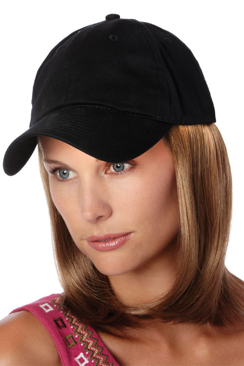 Classic Hat Black by Henry Margu | Hair Accents | Hat with Hair