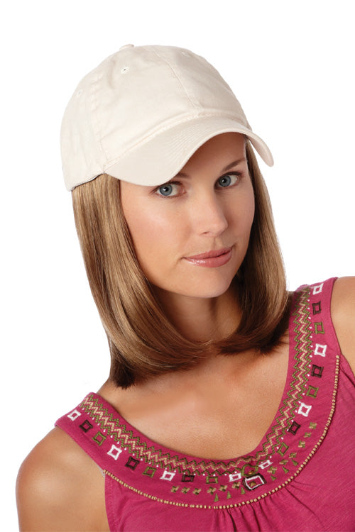 Classic Hat Beige by Henry Margu | Hair Accents | Hat with Hair