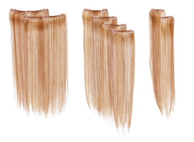 16" Straight Extension Set (8-pc) by Hairdo. | Heat Friendly Synthetic