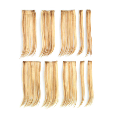 20" Straight Human Hair 10-pc Extensions Kit by Hairdo.