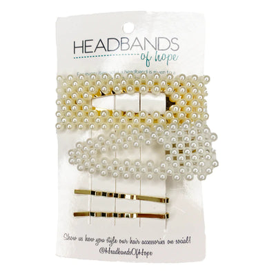 Hair Pins & Clips Set | Queen of Pearl | Headbands of Hope
