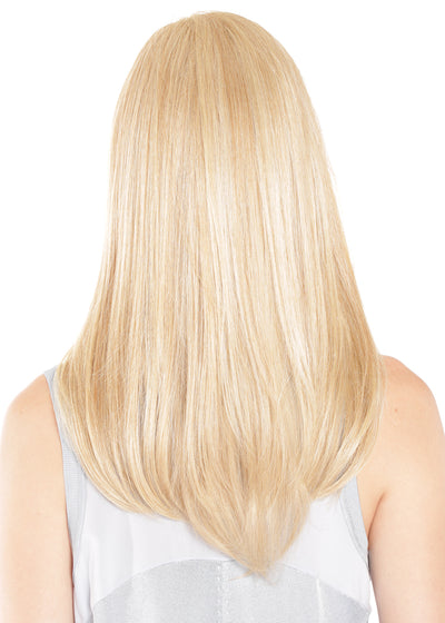 LaceFront Mono Top Straight 18" Topper by Belle Tress | Hairpiece | Heat Friendly Synthetic