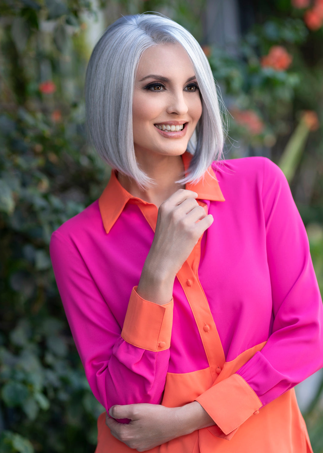 London Wig by Envy Lace Front Mono Part Synthetic Fiber