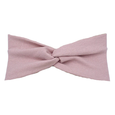 Lush Ribbed Twist Turban Headband | Pink | Headbands of Hope