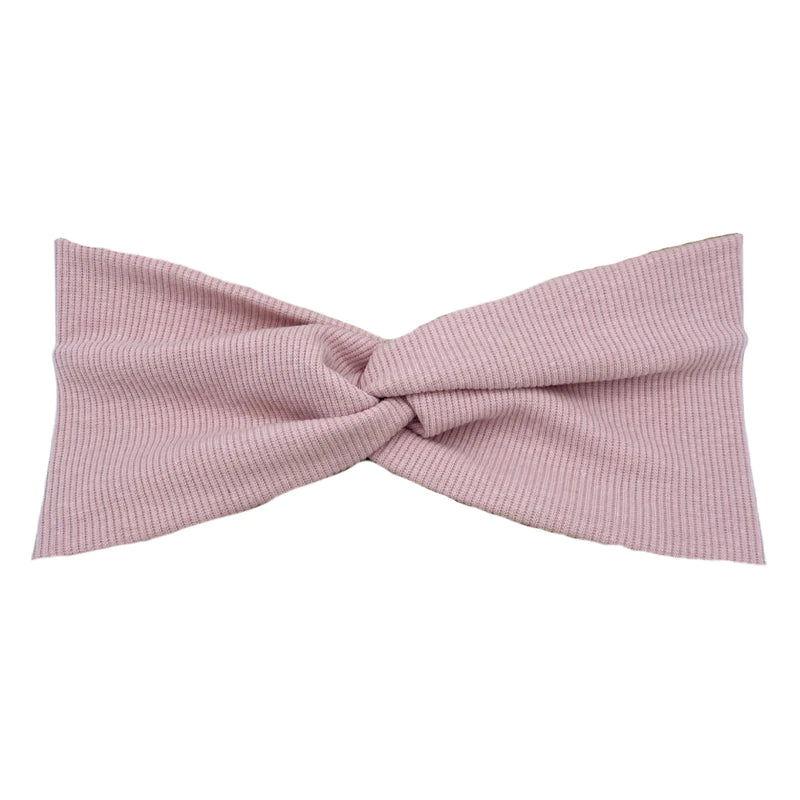 Lush Ribbed Twist Turban Headband | Pink | Headbands of Hope