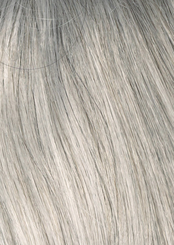 Envy by Alan Eaton Making Waves Synthetic Hairpiece Topper Medium Grey Making Waves Topper - Synthetic Topper Collection by Envy  main image 4