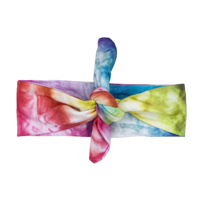 Multi-Colored Tie-Dye Knotted Hair Tie | Ultra Soft | Headbands of Hope
