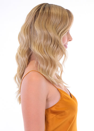 Premium 100% Handmade Topper Wave 18" by Belle Tress | Topper | Hairpiece