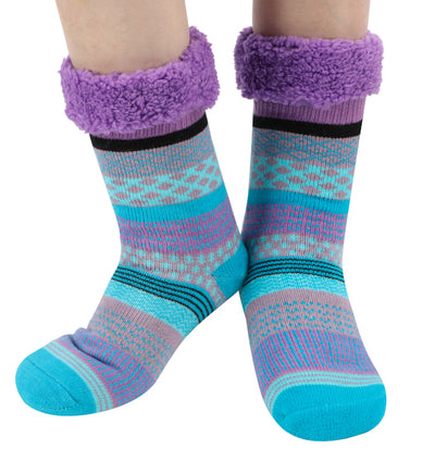 Snoozies! Women's Fireside Sherpa Tall Socks | 3 Colors To Choose From