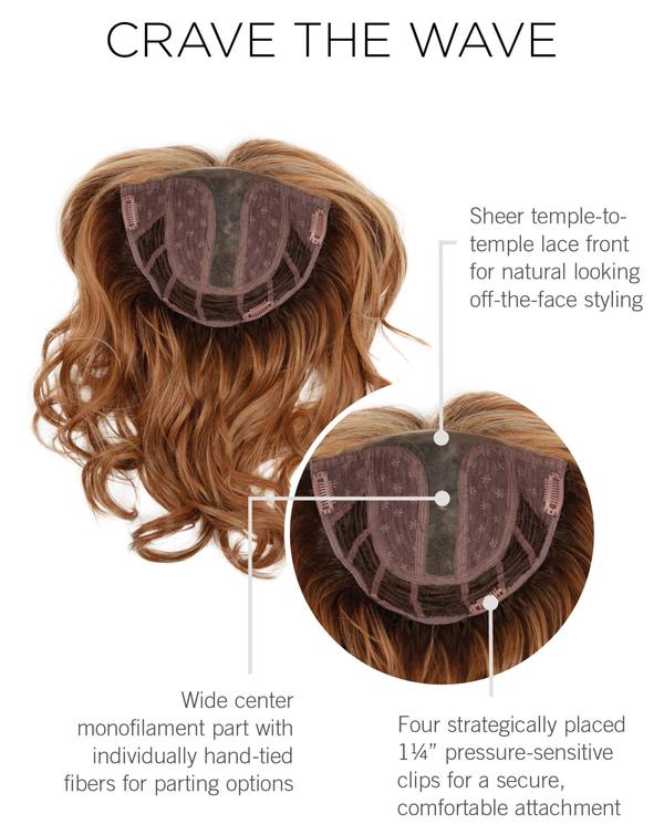Crave the Wave Topper by Raquel Welch | Topper | Hair Piece
