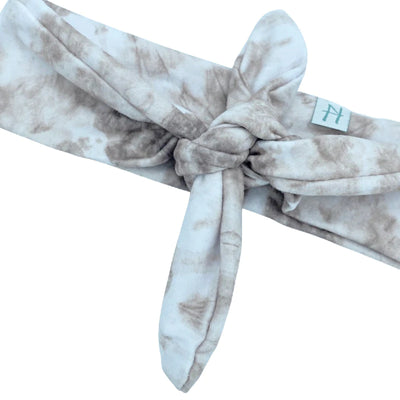 Taupe Tie-Dye  Knotted Hair Tie | Headbands of Hope