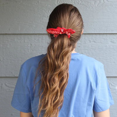 USA Pride Scrunchie Set of 5 | Red, White & Blue Variety Set of 5 | Headbands of Hope