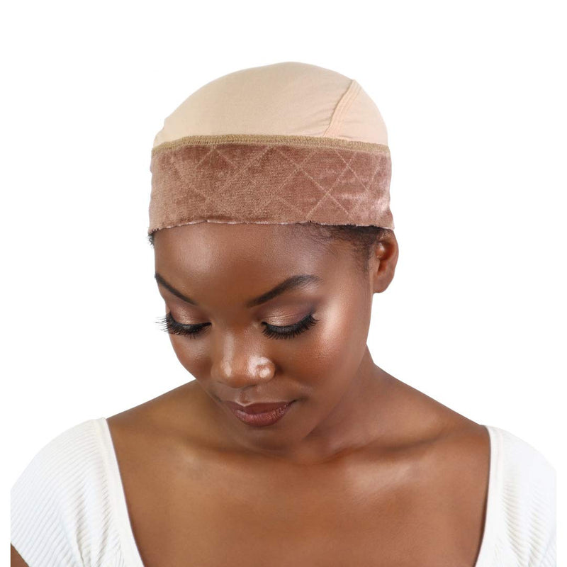 Milano Collection GripCap All-in-1 WiGrip Comfort Band and Wig Cap in Brown  